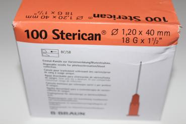 B.Braun Sterican 1,20 x 40 mm, 18G x 1 1/2'' orange