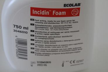 Ecolab Incidin Foam, 750 ml-Sprühflasche