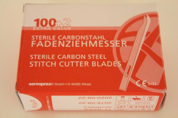 Fadenziehmesser, steril, 100 St.